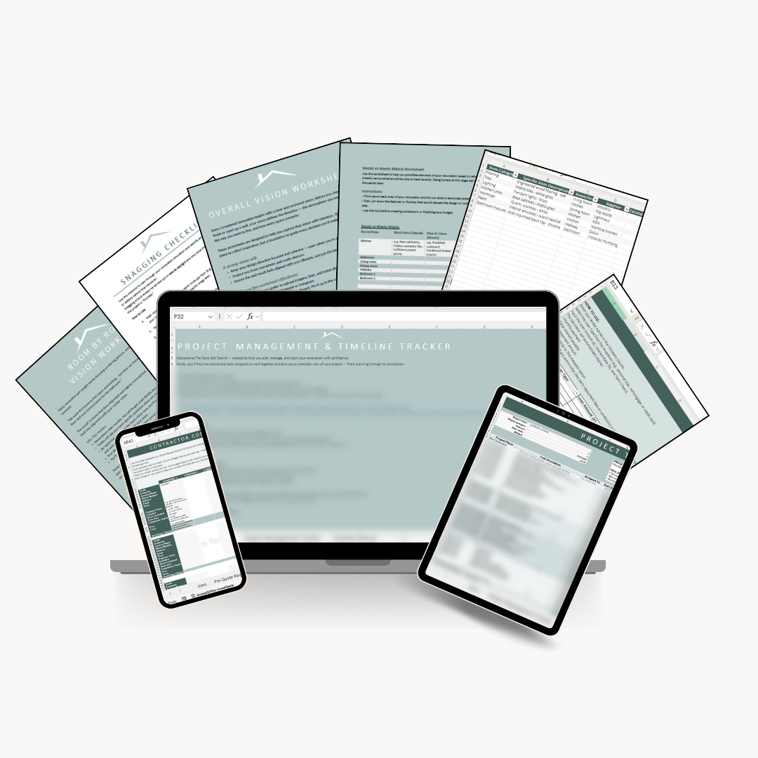 The No-Regrets Renovation Guide – Full Edition (eBook + Toolkit)