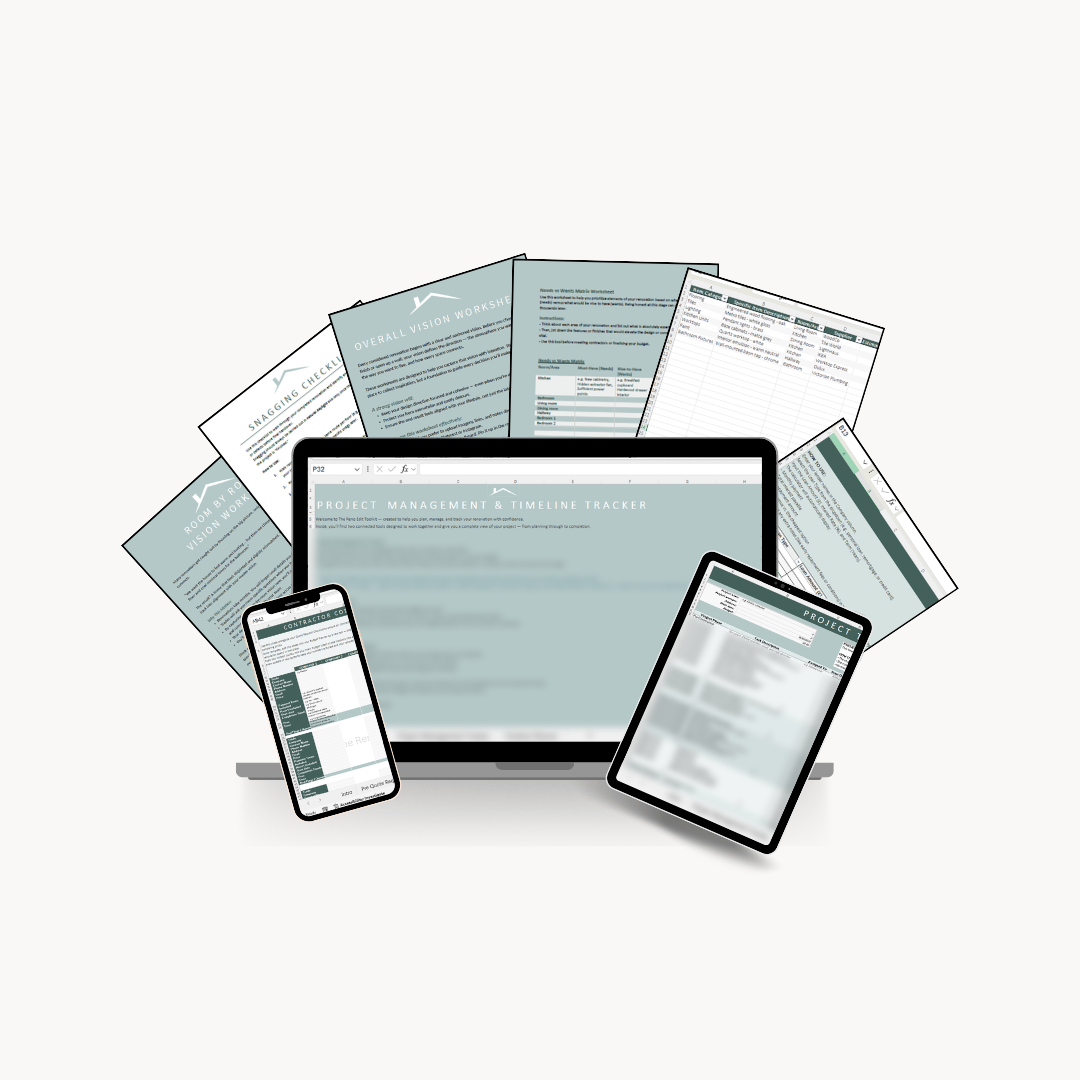 The No-Regrets Renovation Guide – Full Edition (Guide + Toolkit)