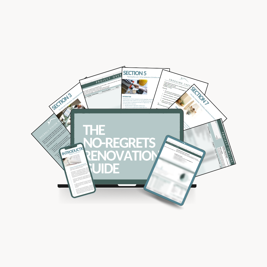 The No-Regrets Renovation Guide – Full Edition (Guide + Toolkit)