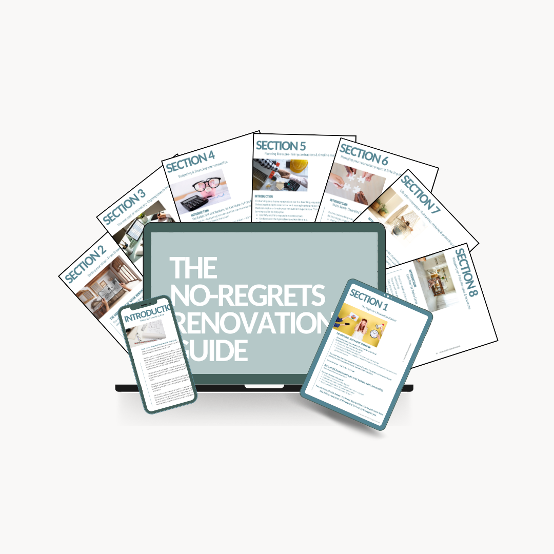 The No-Regrets Renovation Guide – Full Edition (Guide + Toolkit)