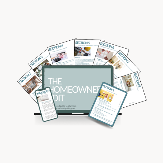 The Homeowner's Edit Guide - Full Edition (Guide + Toolkit)