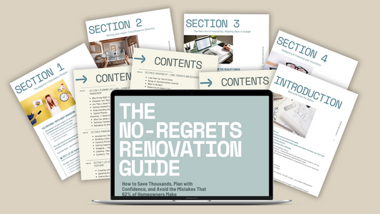 The No-Regrets Renovation Guide – Full Edition (eBook + Toolkit)