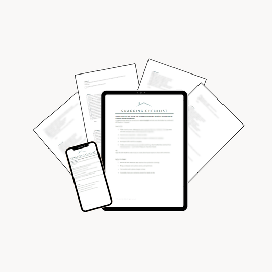 Renovation Snagging Checklist (Editable Download)