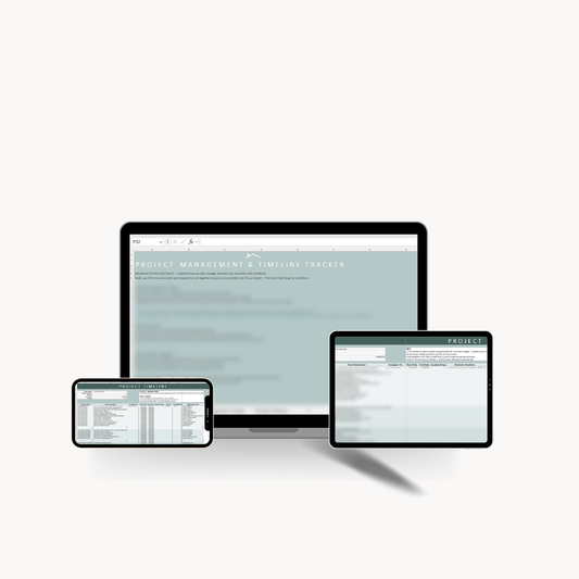 Project Management and Renovation Timeline Planner (Editable Tool)