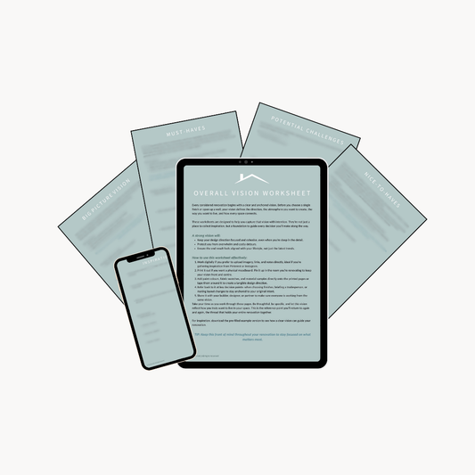 Overall Vision Worksheet (Editable Download)